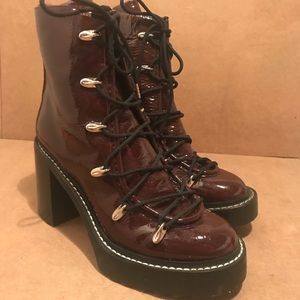 Rag and Bone NEW Sanne Boots in Bordeaux sz 40